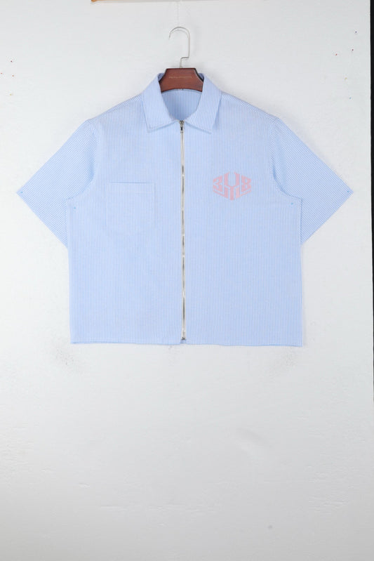 Cotton Candy Zip up shirt