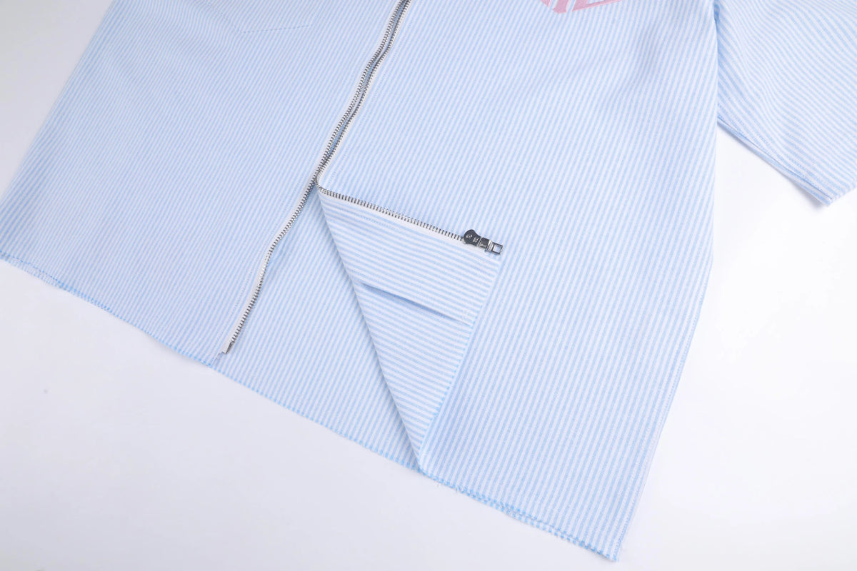 Cotton Candy Zip up shirt